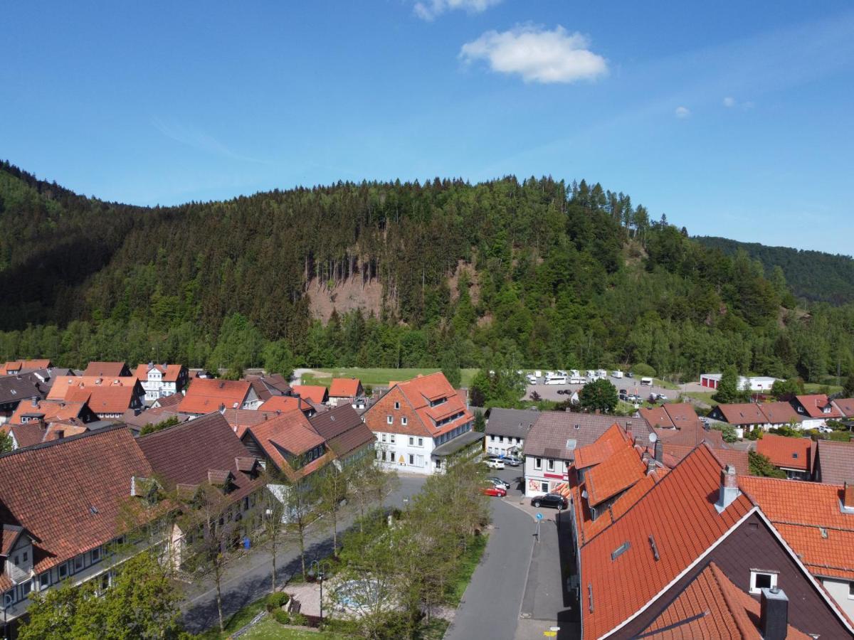 Historisches Hotel Rathaus Lautenthal Buitenkant foto